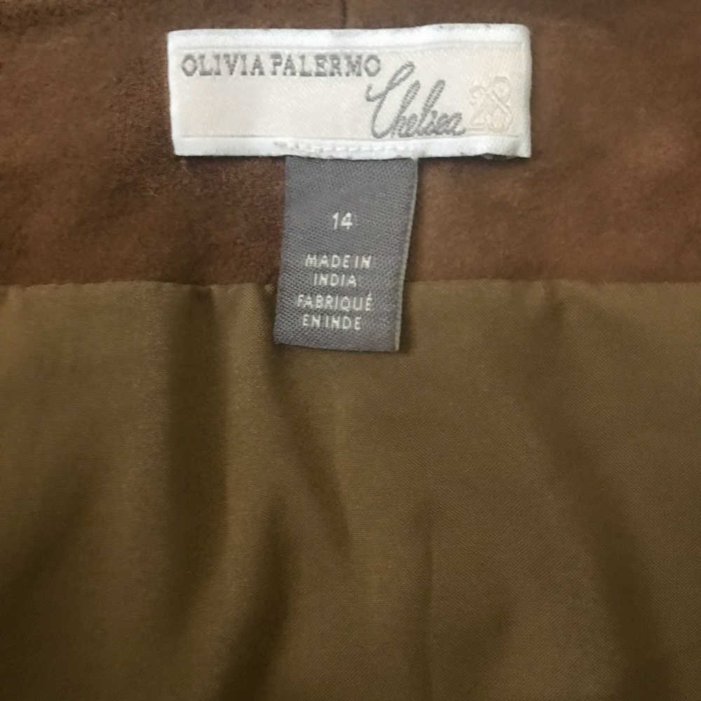 Olivia Palermo by Chelsea suede skirt - Picture 5 of 5